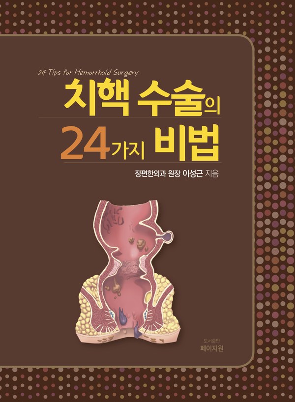 치핵 수술의 24가지 비법 표지
